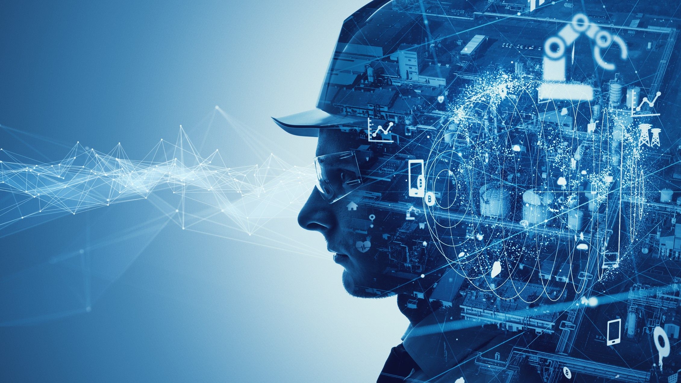 industry and technology concept. industry 4.0